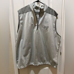 Grey Antigua Golf Vest